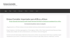 Desktop Screenshot of enlacecontable.com
