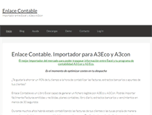 Tablet Screenshot of enlacecontable.com